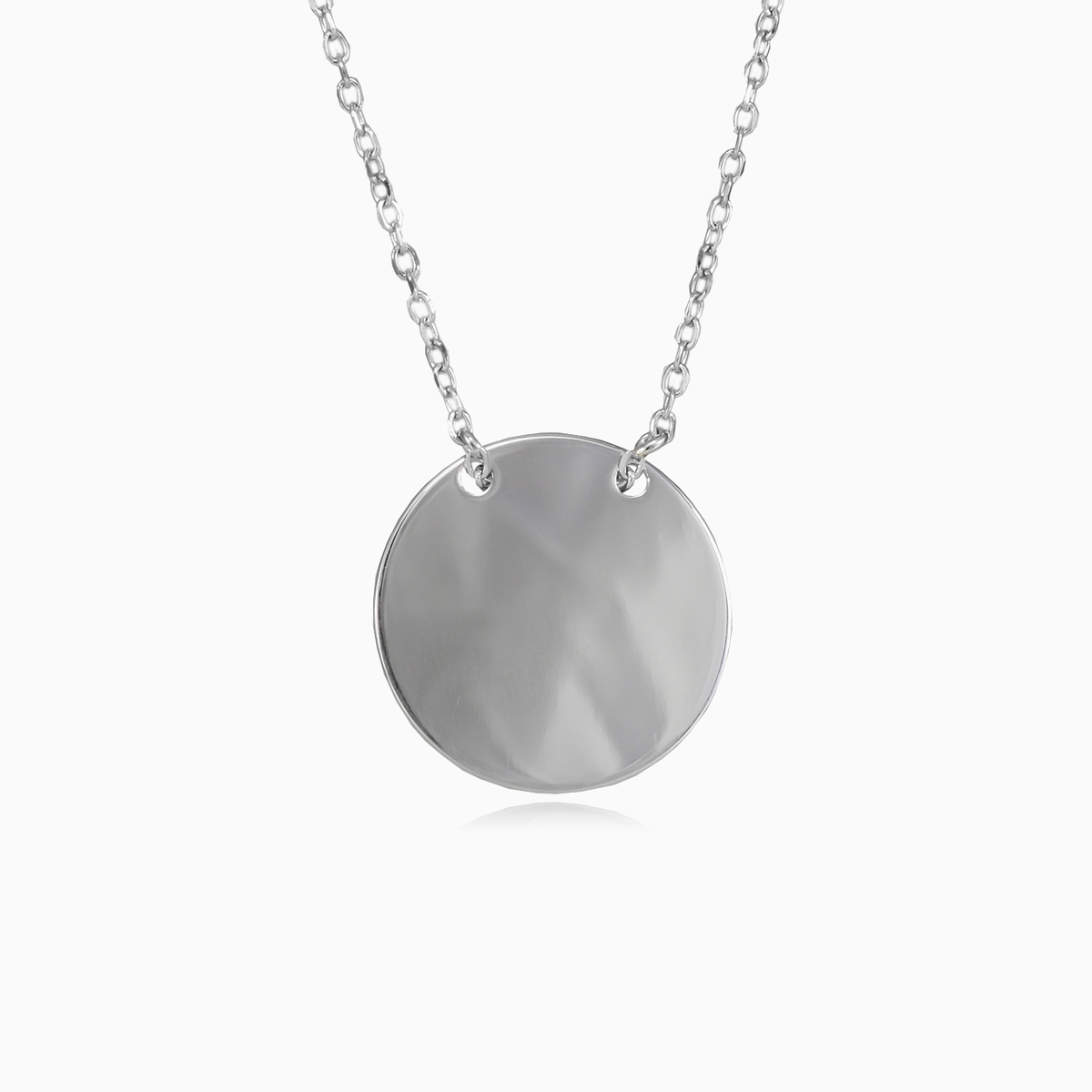Collar simple y redondo de plata mujer Collares Shine bright N.1
