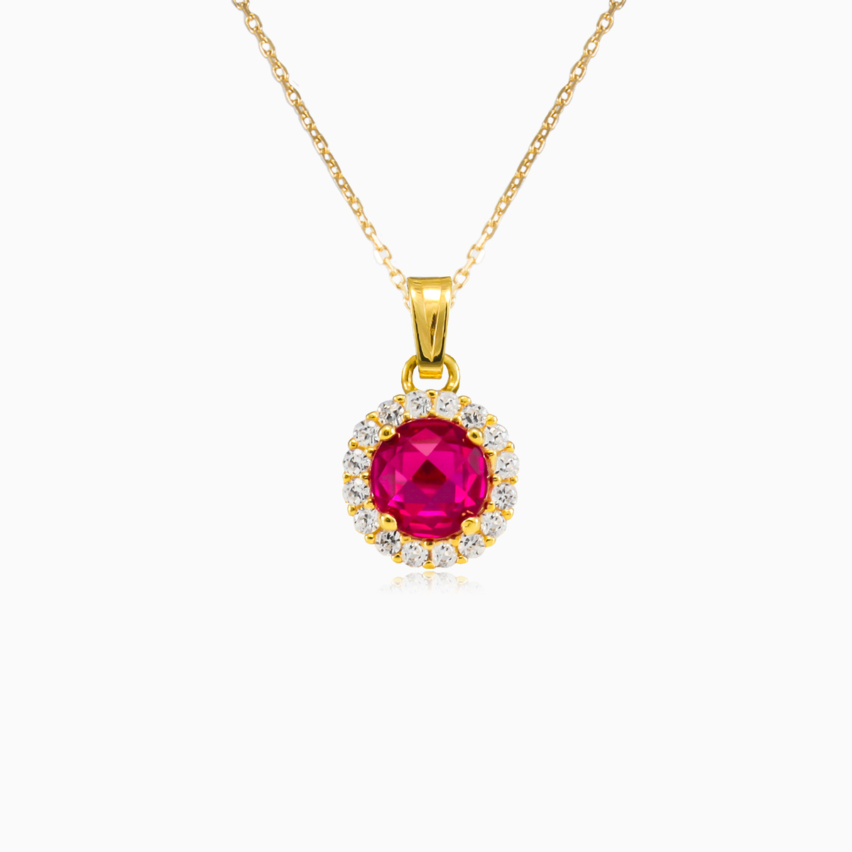 Colgante redondo de rubí mujer Colgantes Royal N.1