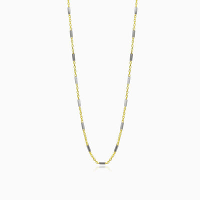 Link bar gold chain unisex Chains Harmony