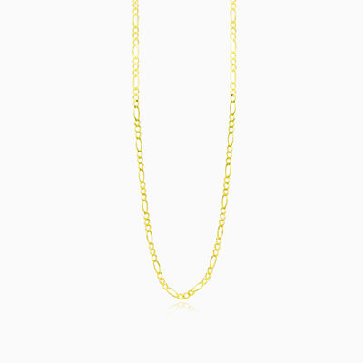 Figaro gold chain unisex Chains Harmony