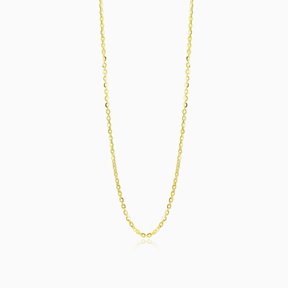 Fine chaîne de câble en or unisex Chaînes Harmony N.1
