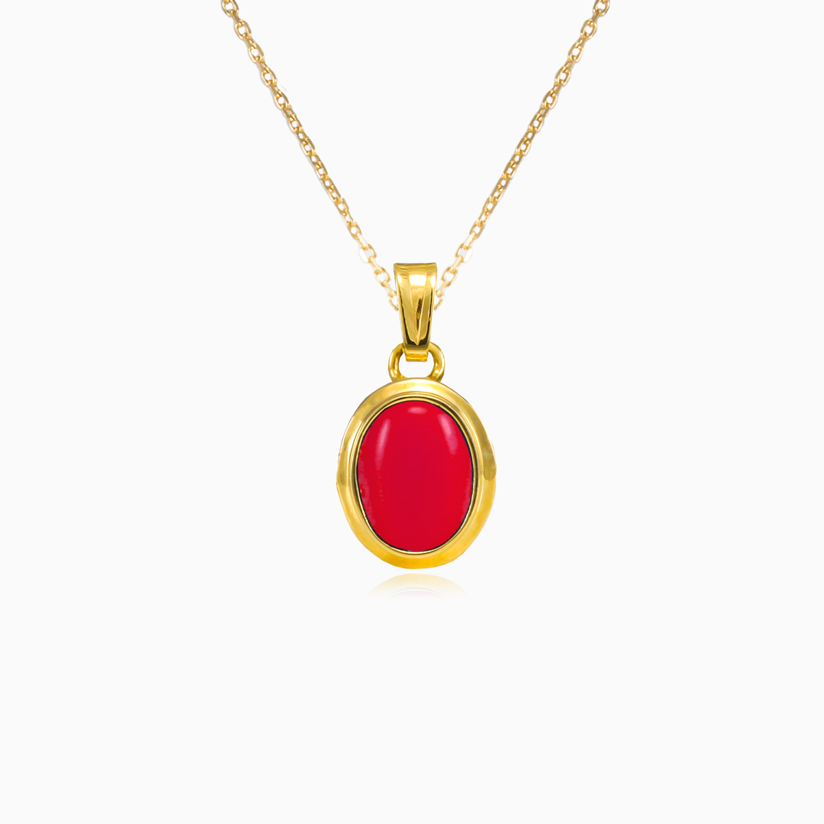 Pendentif classique en corail femme Pendentifs Tinge N.1