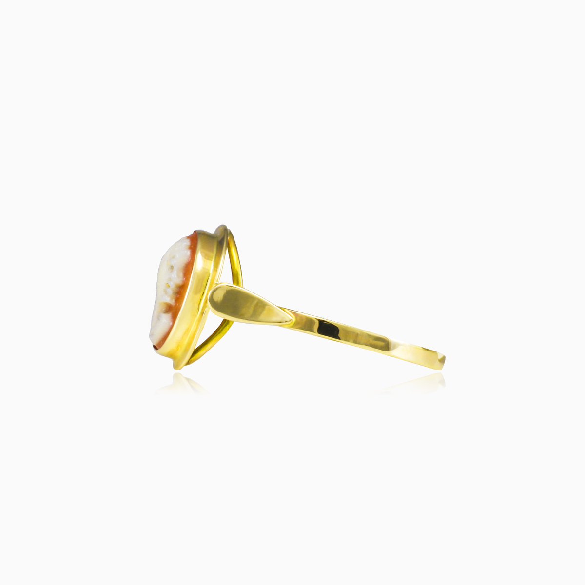 Goldener Kameenring Frauen Ringe Tinge N.2