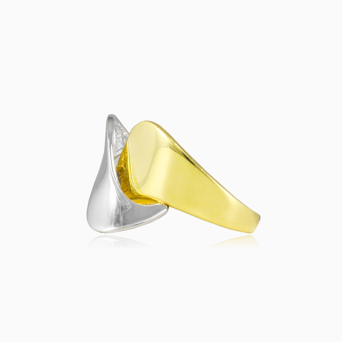 X Gold breiter Ring Frauen Ringe Lustrous N.2