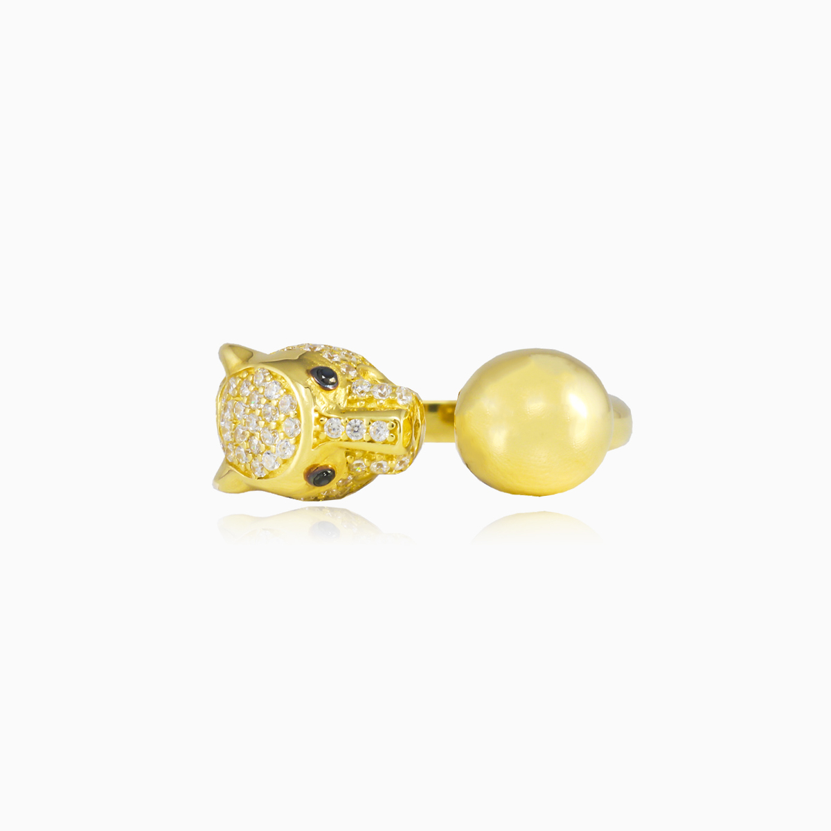 Panther gold ring unisex Rings Lustrous N.2