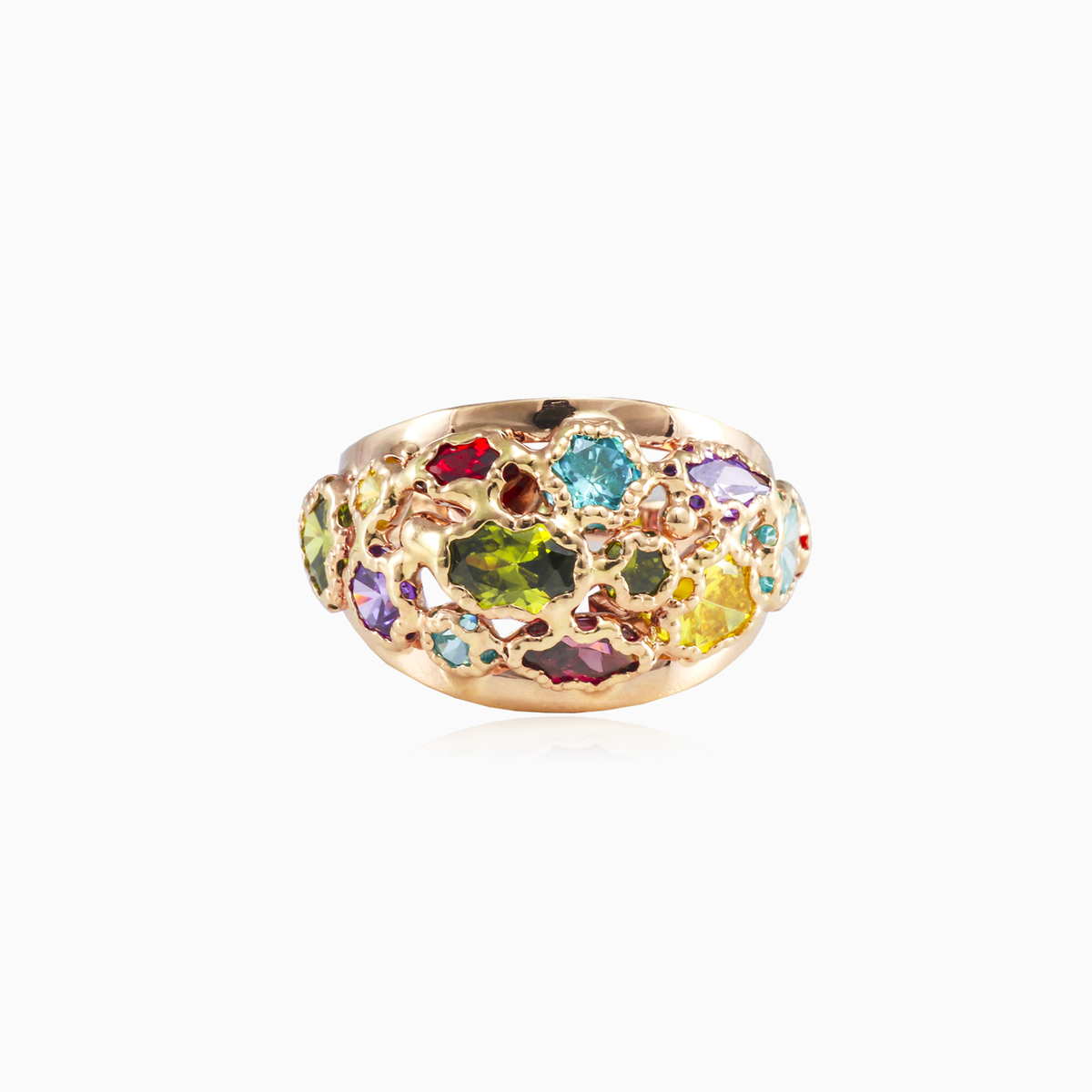 Bague Mosaico classique en or femme Bagues Mosaico N.1