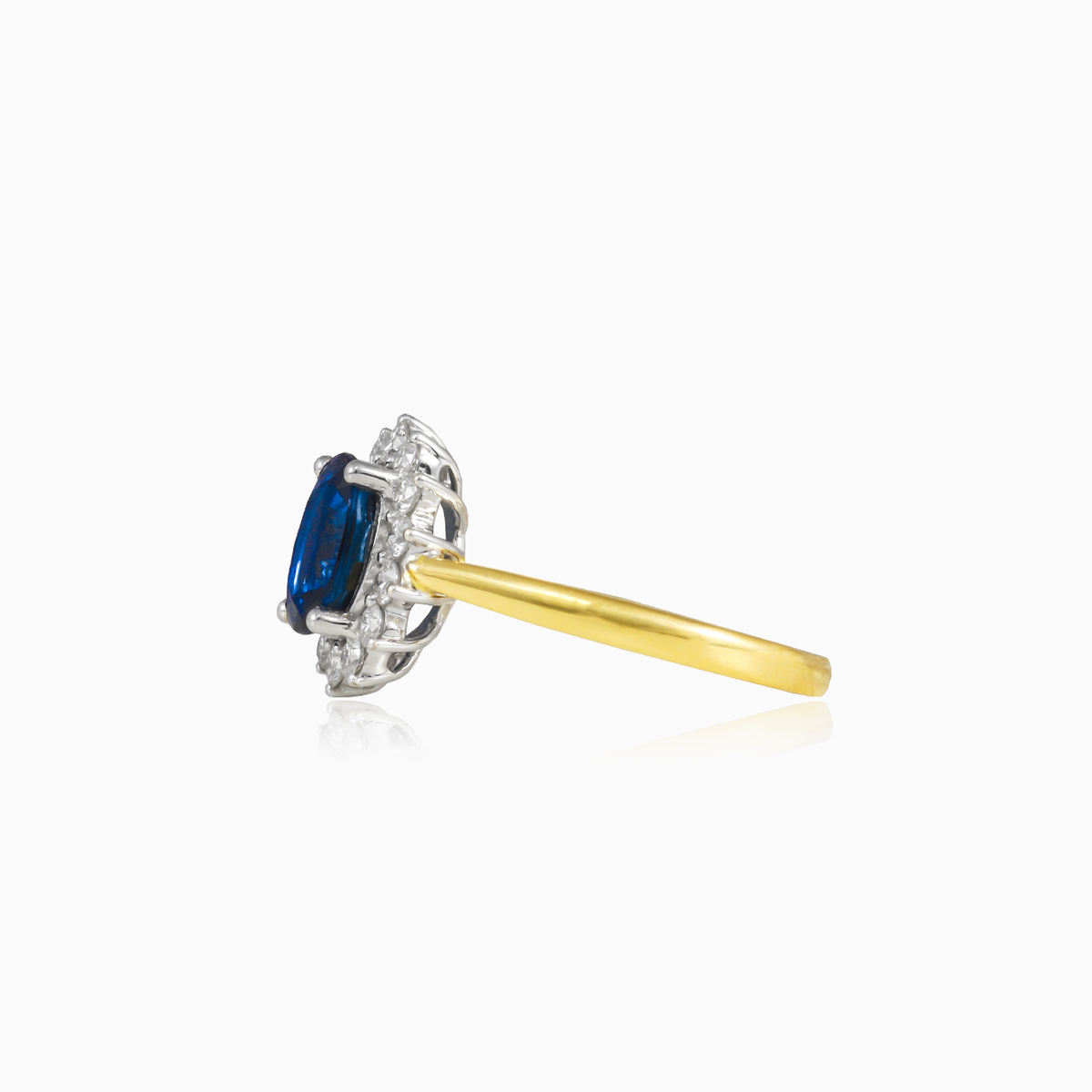 Bague saphir royal en or jaune femme Bagues Brillantino N.2