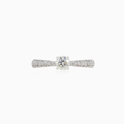 Pave Diamant Verlobungsring Frauen Verlobungsringe Brillantino