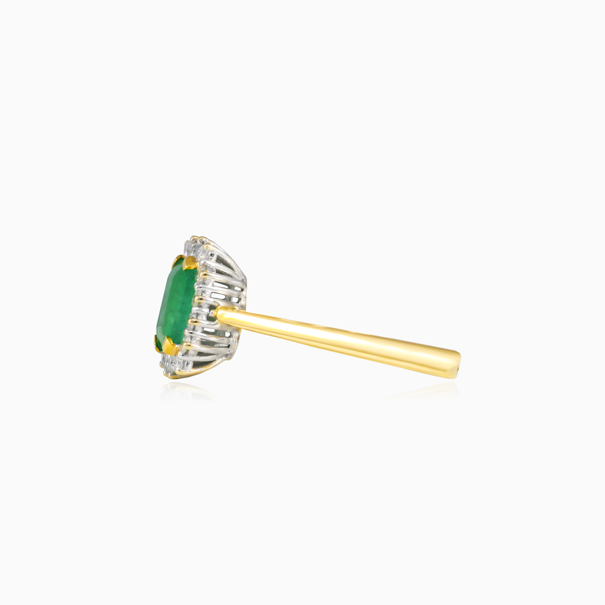 Royal emerald diamond ring Женские Помолвочные кольца Brillantino N.2