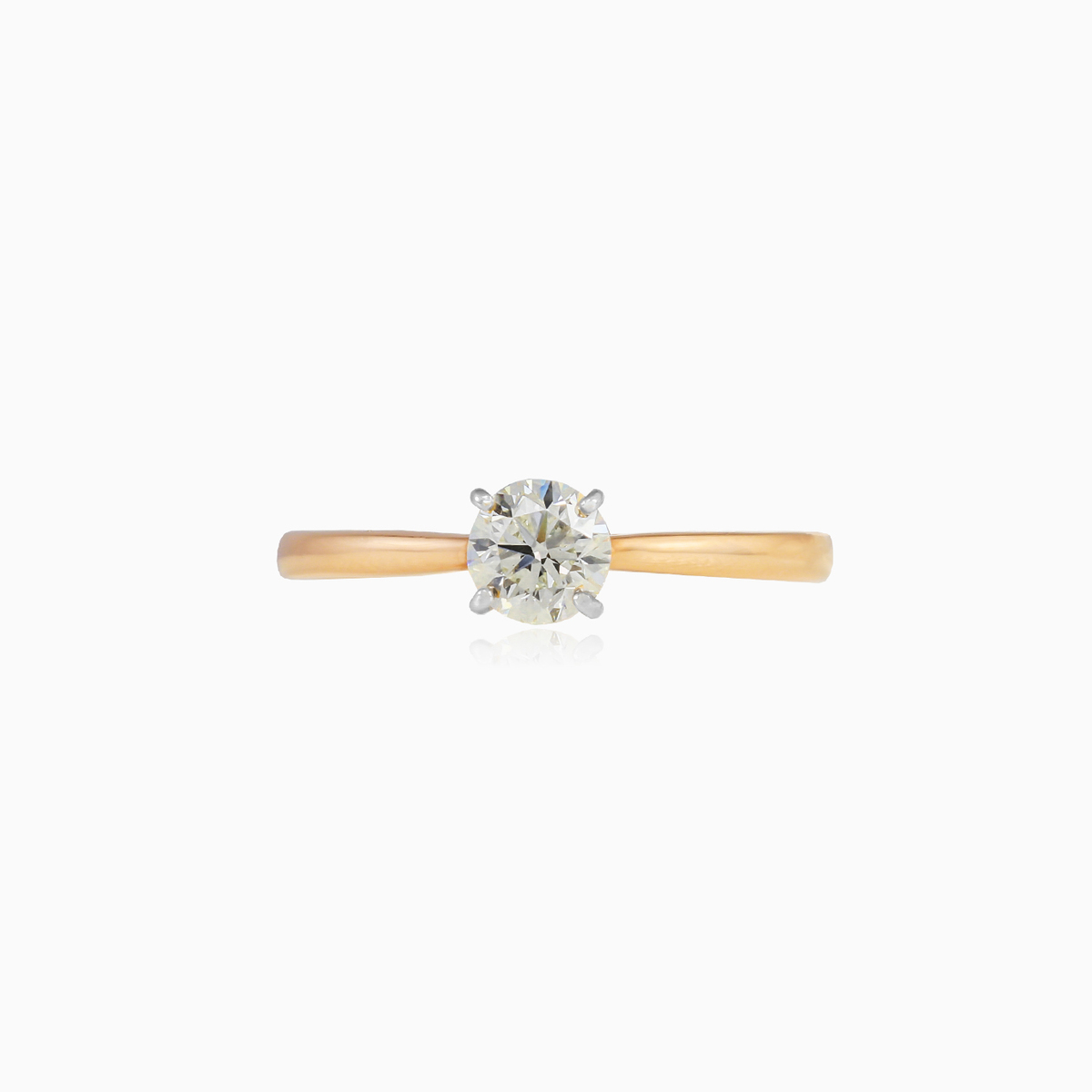 Solitaire classique en diamant à quatre griffes  femme Bagues de fiançailles Brillantino N.1