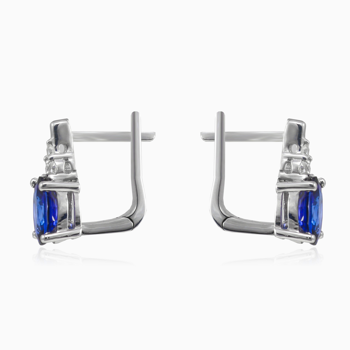 Oval sapphire earrings woman Earrings Brillantino N.2