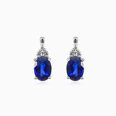 Oval sapphire earrings woman Earrings Brillantino