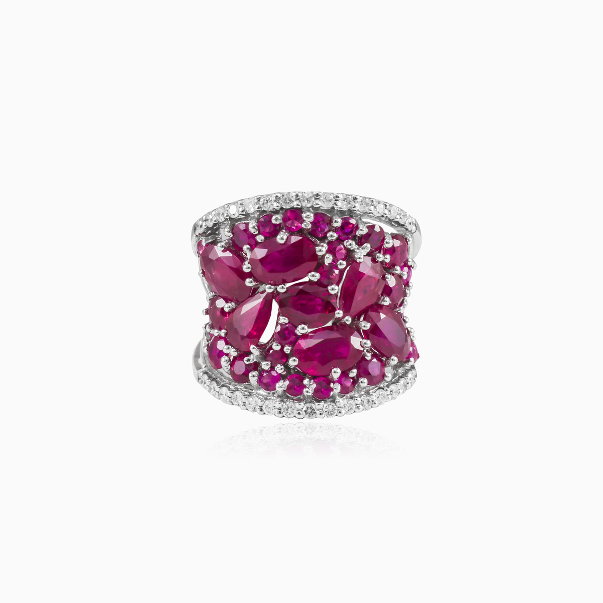 Rubin Paradies Ring Frauen Ringe Brillantino N.1