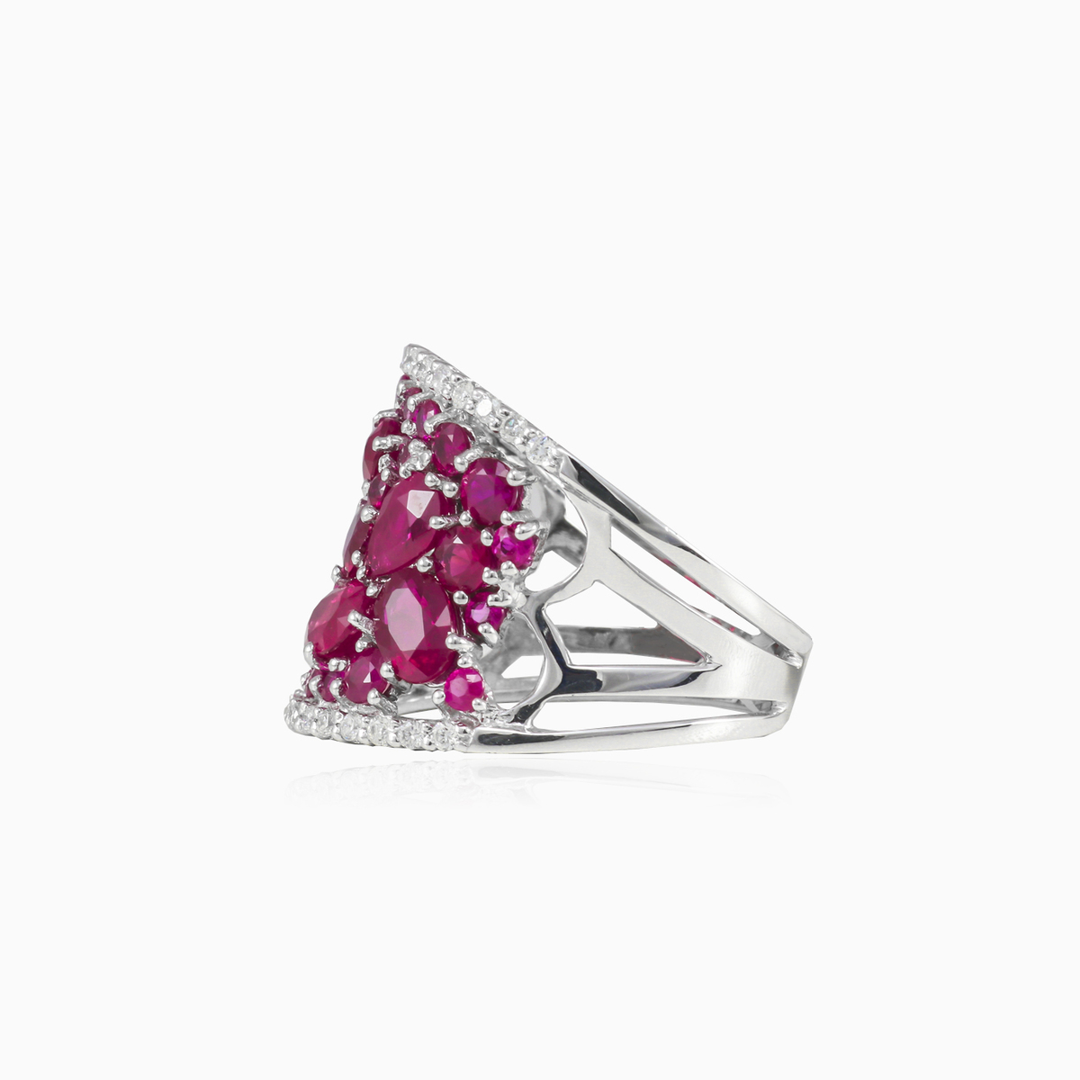 Rubin Paradies Ring Frauen Ringe Brillantino N.2