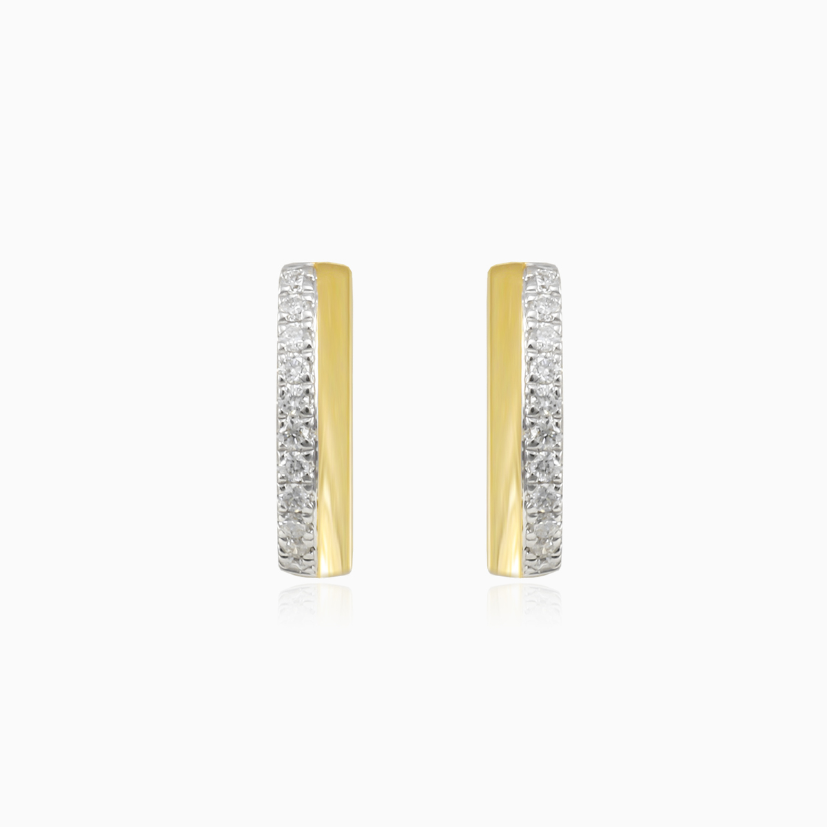 Gold- und Diamant-Ohrringe Frauen Ohrringe Brillantino N.1