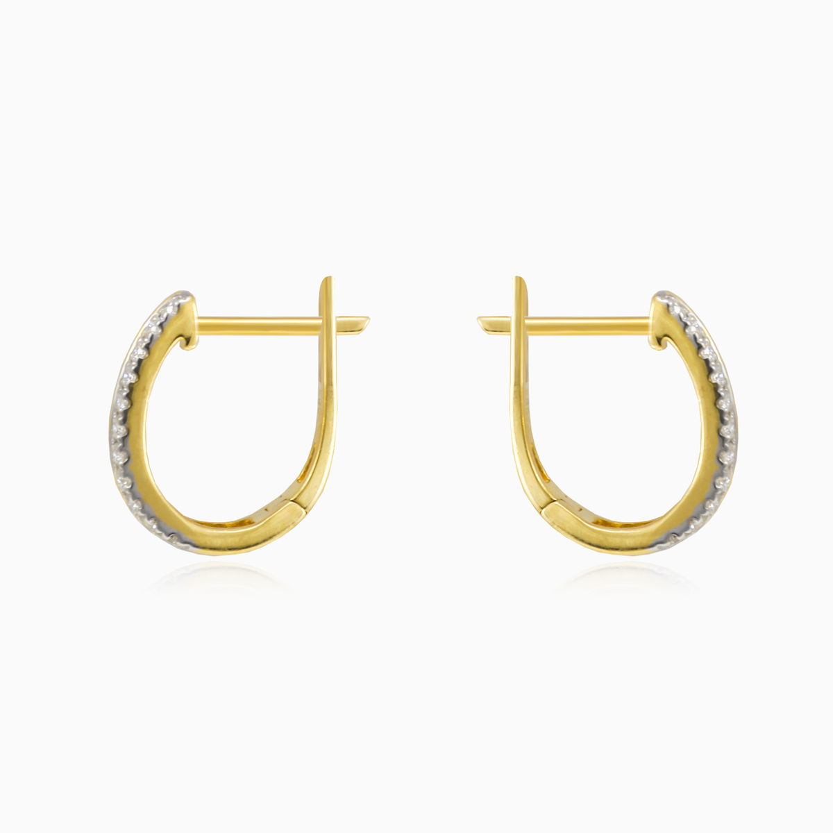 Gold- und Diamant-Ohrringe Frauen Ohrringe Brillantino N.2