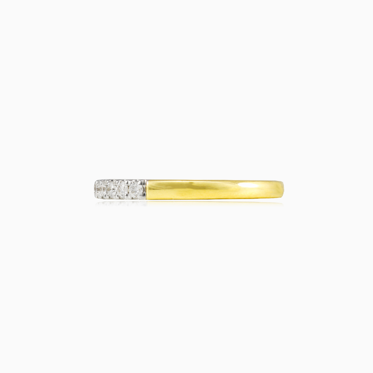 Bague à ligne de diamant femme Alliances de mariage Brillantino N.2