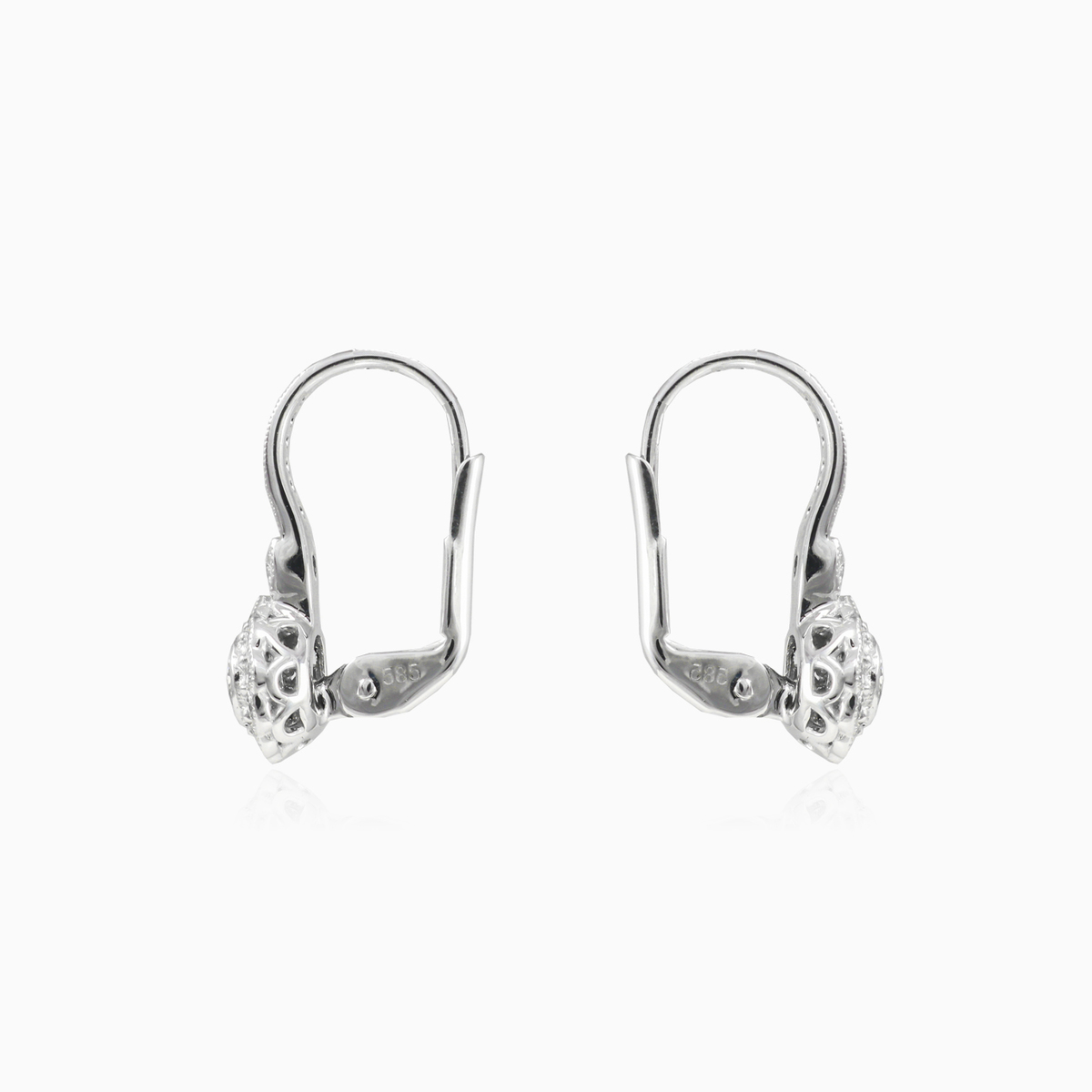 Pendientes flor de diamante vintage mujer Pendientes Brillantino N.2