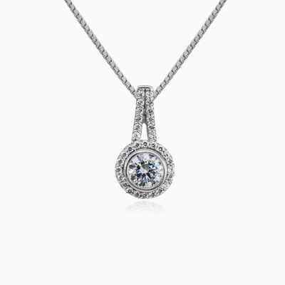 Shimmering white gold pendant woman Pendants Royal