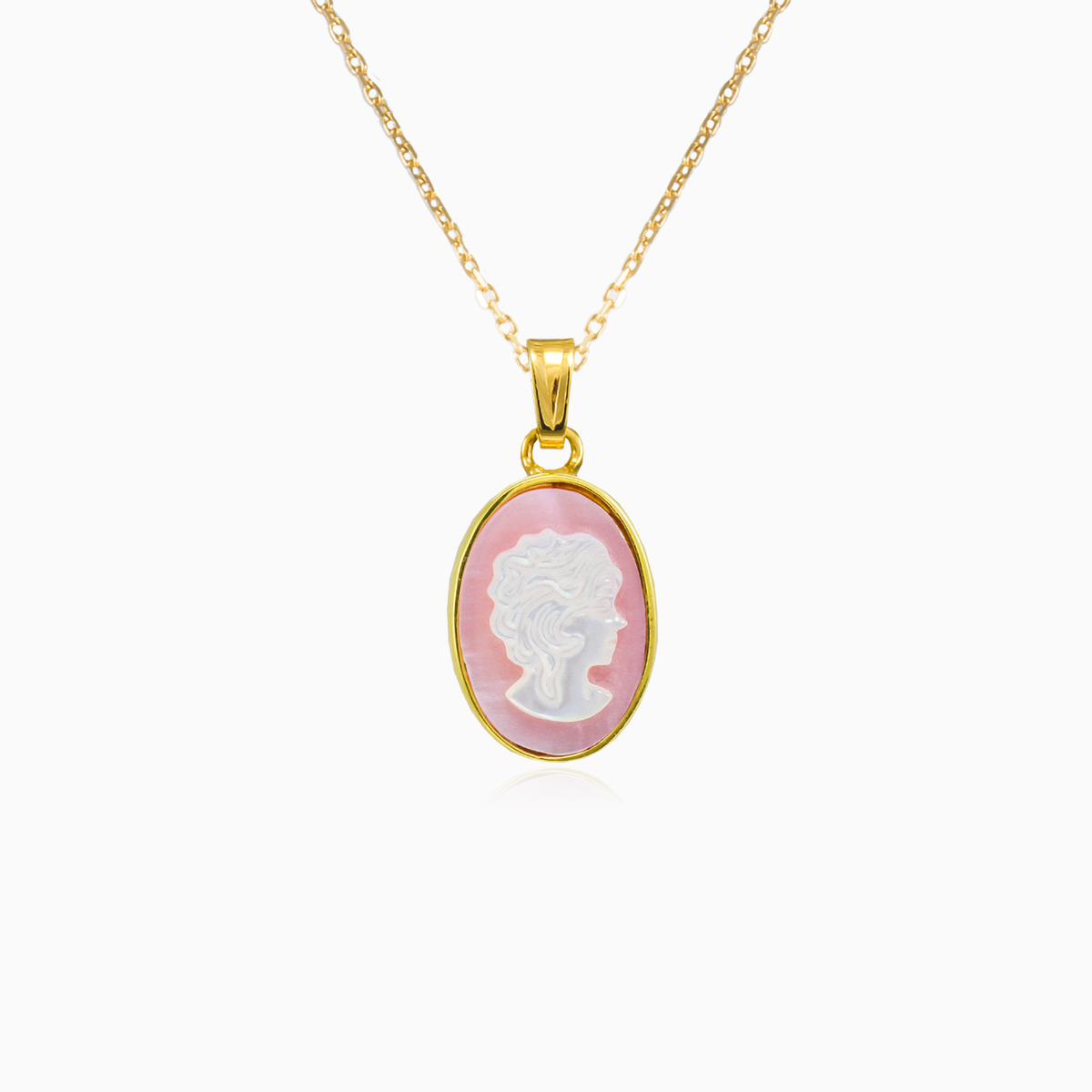 Pendentif camée classique en or mujer Colgantes Tinge N.1