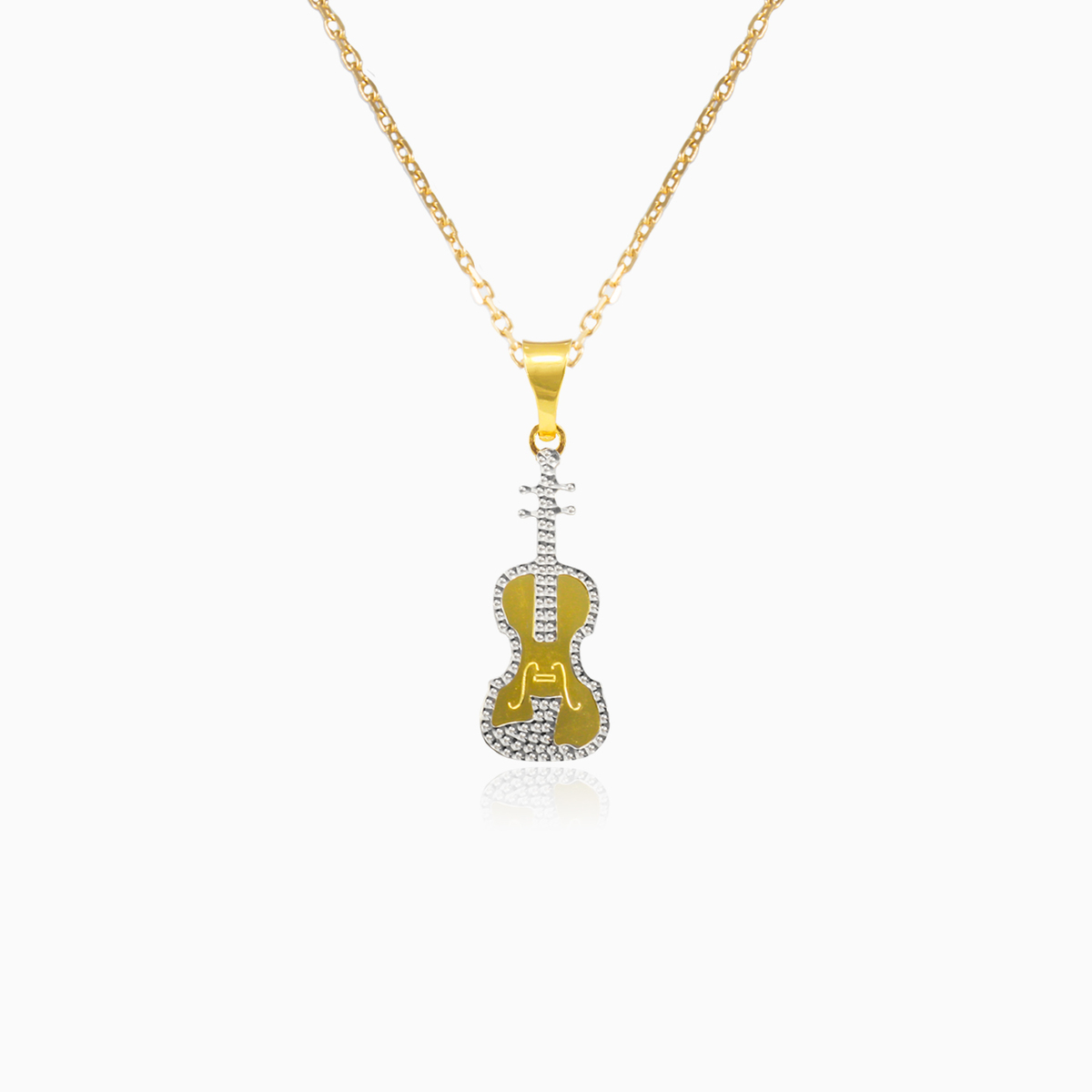 Guitar gold pendant unisex Подвески Lustrous N.1