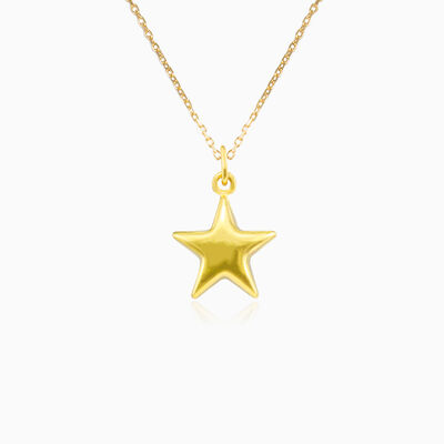 Gold star pendant unisex Pendants Animale
