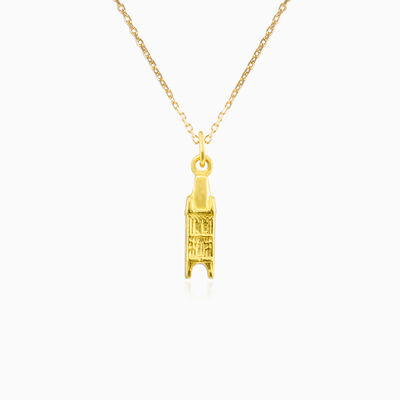 The Powder Tower gold pendant unisex Pendants Lustrous