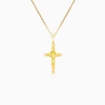 Vintage gold cross unisex Pendants Santa Croce