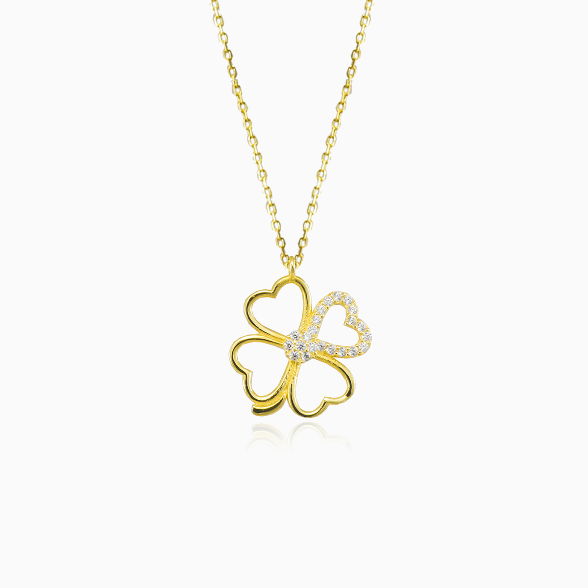 Clover heart necklace woman Necklaces Lovely N.1