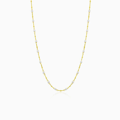 Collar minimalista de perlas de oro mujer Collares Tinge