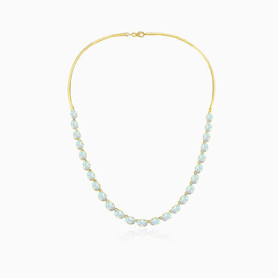 Collier d'opales à lunette femme Colliers Tinge