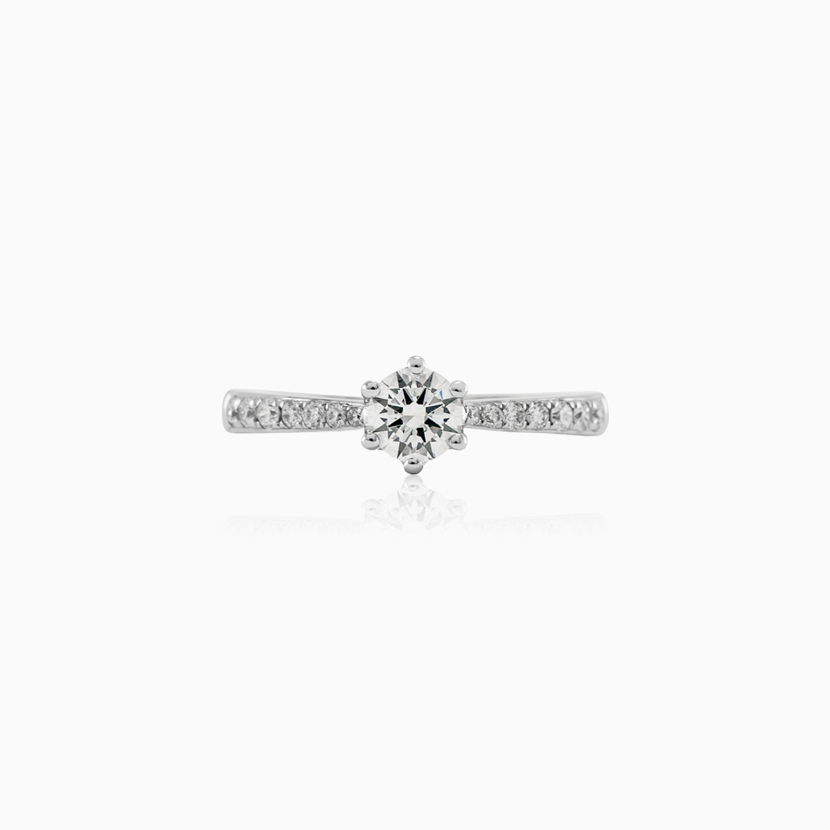 Anillo de compromiso de amor puro mujer Anillos de compromiso Brillantino N.1