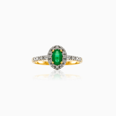 Emerald and Diamond engagement ring woman Engagement rings Brillantino
