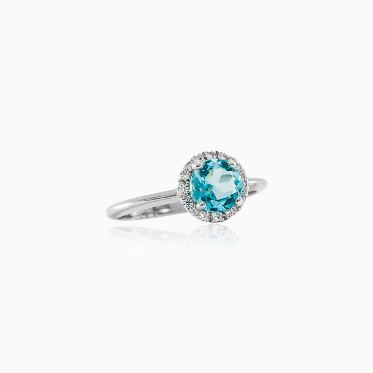 Round Topaz engagement ring woman Engagement rings Royal N.2