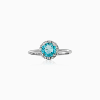 Round Topaz engagement ring woman Engagement rings Royal