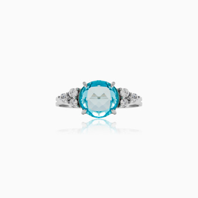 Blue Topaz engagement ring woman Engagement rings Tinge