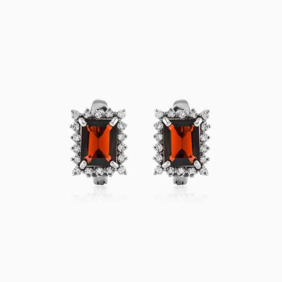 Classy silver earrings woman Earrings Halo