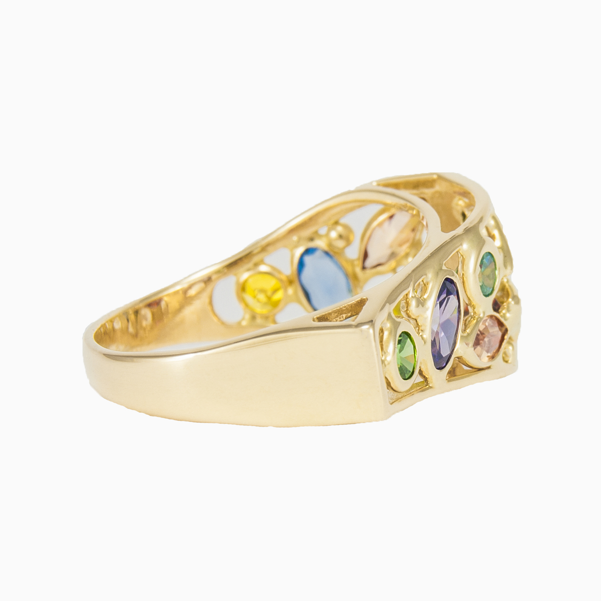 Anillo asimétrico de mosaico mujer Anillos Mosaico N.8