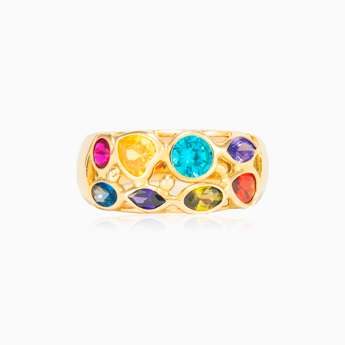 Mosaico breiter Bandring Frauen Ringe Mosaico N.1