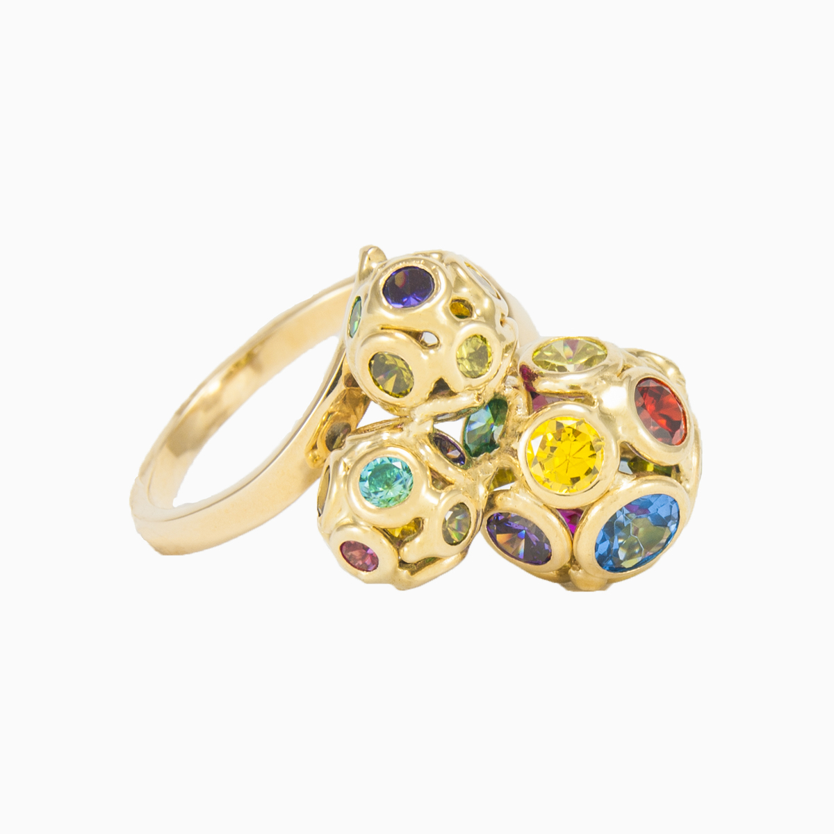 Anillo de cuentas de mosaico mujer Anillos Mosaico N.4