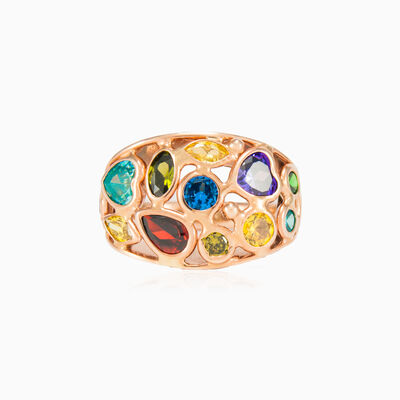 Mosaico oval ring woman Rings Mosaico