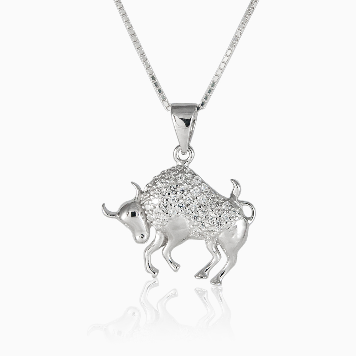 Dazzling taurus unisex Pendants Animale N.1