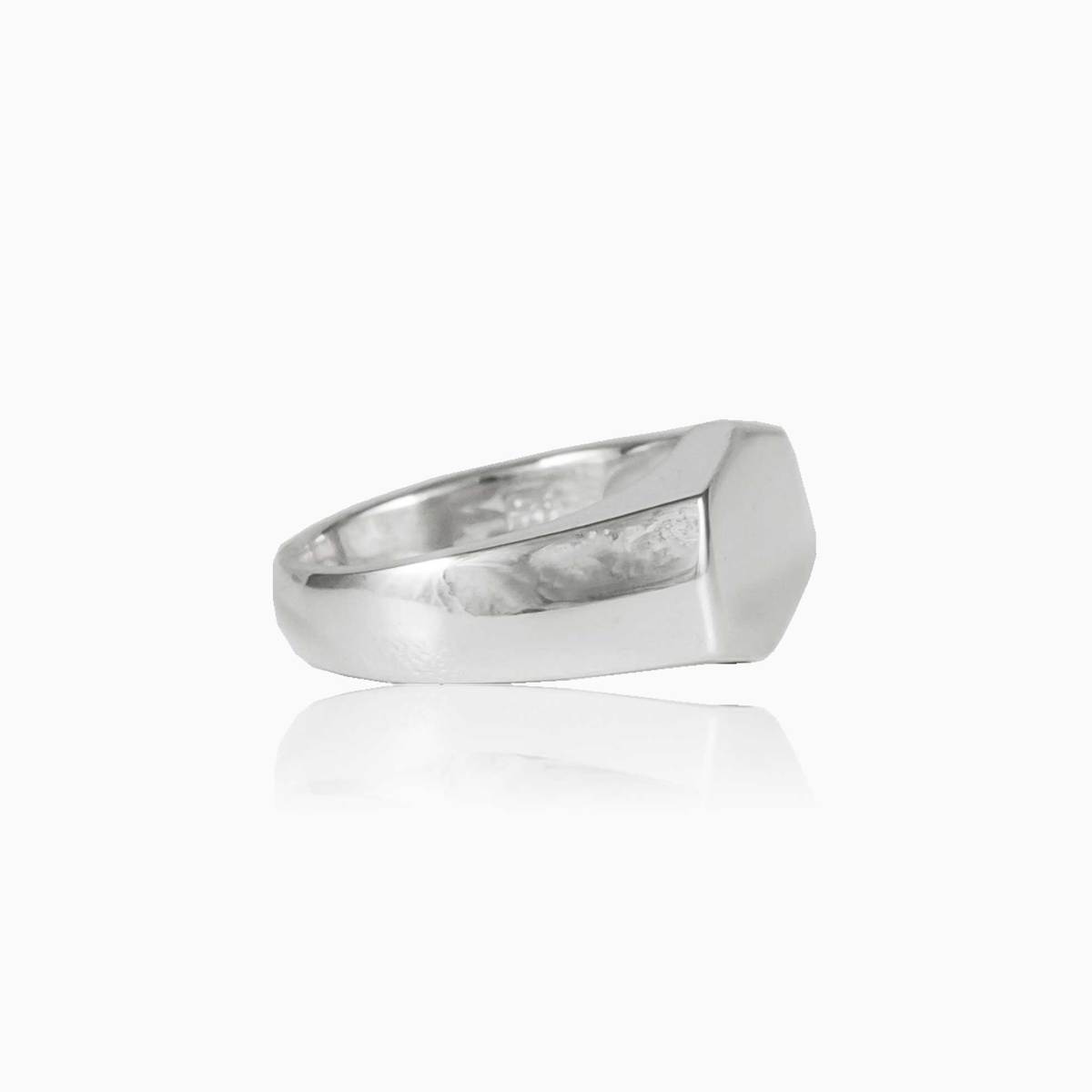 Klasický stříbrný prsten pánské Prsteny High polished N.2