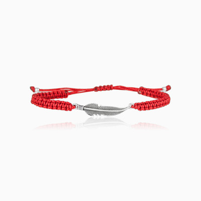 Red Feather Bracelet man Bracelets Simbólico