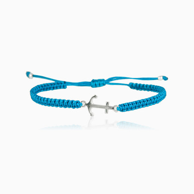 Blue Anchor bracelet man Bracelets Simbólico
