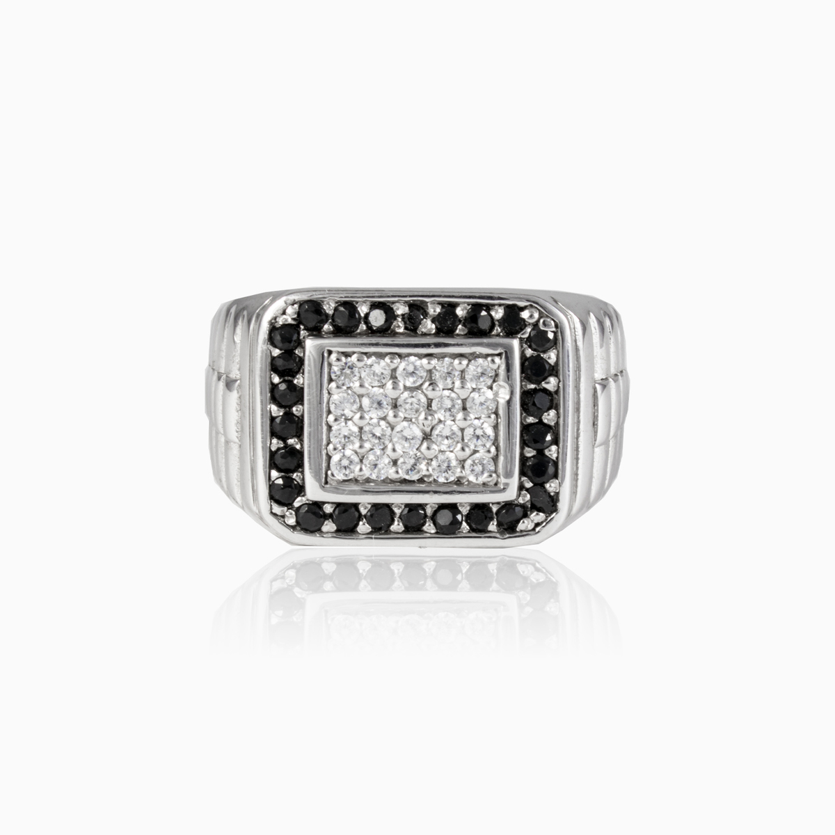 Bague en cristal et spinelle unisex Bagues oyster strap N.1