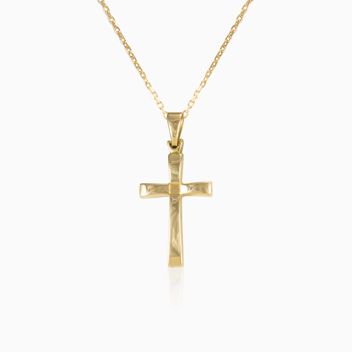 Cruz simple de oro mujer Colgantes Santa Croce N.1