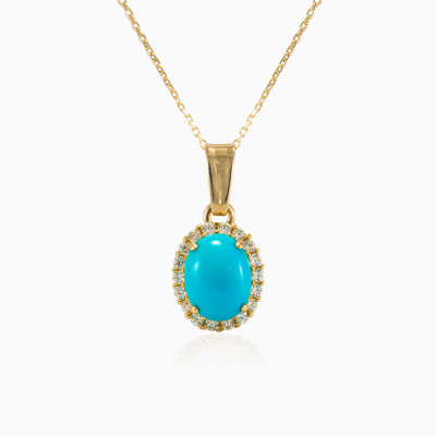Halo Turquoise pendant woman Pendants Royal