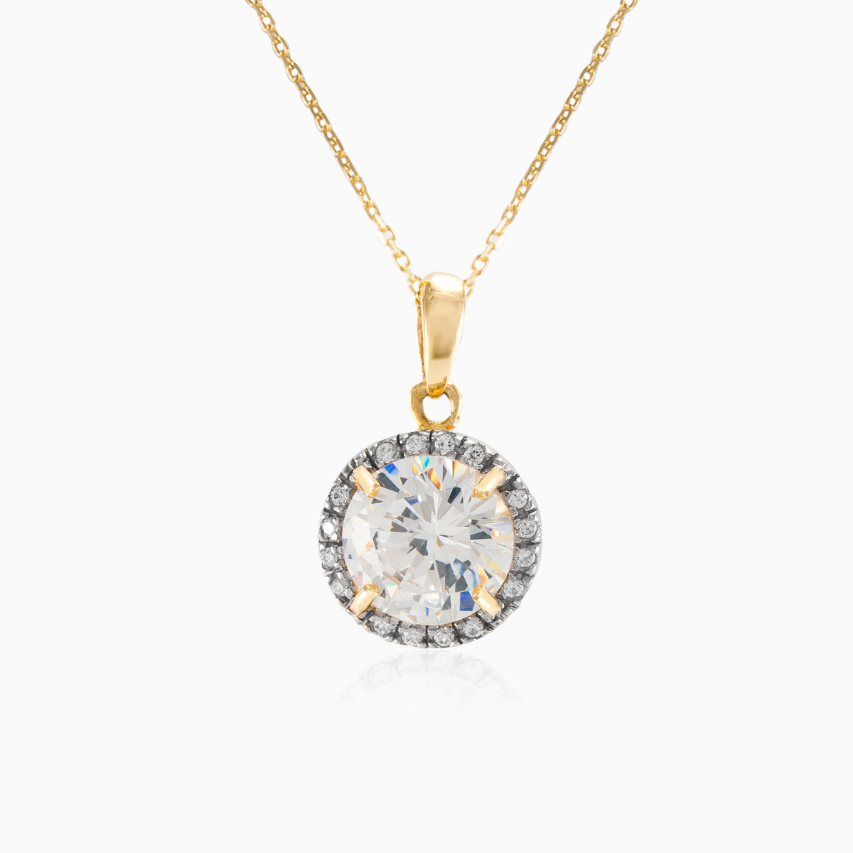 Halo crystal pendant dámské Přívěsky Lustrous N.1